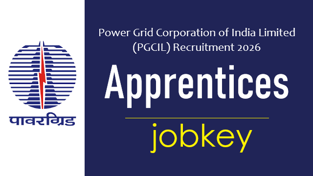 PGCIL Apprentices NR Online Form 2026-jobkey